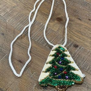 Christmas Tree Sequin Coin bag